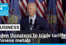 ‘They’re not competing, they’re cheating’: Biden threatens to triple tariffs on Chinese metals, 18 April 2024