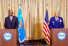 Secretary of Defense Lloyd J. Austin III and Gen. CQ Brown, Jr. | Ukraine Defense CGM, 19 March 2024