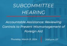 Accountable Assistance: Reviewing Controls to Prevent Mismanagement of Foreign Aid, 21 March 2024
