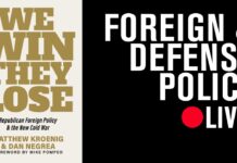 Discussing Republican Foreign Policy and the New Cold War with Matthew Kroenig and Dan Negrea, 26 March 2024