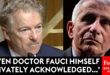 Rand Paul Reads Out Secret Communications Of Fauci’s Team About COVID-19’s Origins, 18 June 2024