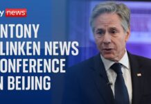 US Secretary of State Antony Blinken delivers news conference in Beijing, 26 April 2024
