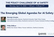 The Emerging Global Agendas for AI Safety: The Policy Challenge of AI Safety, 26 April 2024