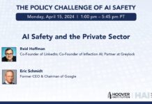 AI Safety and the Private Sector: The Policy Challenge of AI Safety, 26 April 2024