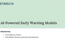 AI-Powered Early Warning Models, 30 April 2024
