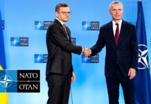 NATO Secretary General with the Minister of Foreign Affairs of Ukraine Dmytro Kuleba, 3 Abril 2024