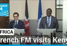 French Foreign Minister Stephane Sejourne visits Kenya , 6 April 2024
