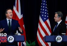 UK’s David Cameron meets with Blinken after talking to Republicans over Ukraine aid, 9 April 2024