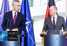 NATO Secretary General with the Chancellor of Germany Olaf Scholz, 26 April 2024