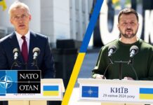 NATO Secretary General with the President of Ukraine Volodymyr Zelenskyy, in Kyiv, 29 April 2024