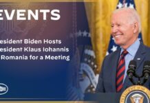 President Biden Hosts President Klaus Iohannis of Romania for a Meeting, 8 May 2024