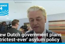 «Strictest-ever» asylum policy proposed by new Dutch coalition, six months after Wilders victory, 16 May 2024
