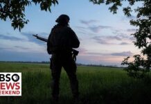 Exhausted Ukrainian forces fight to contain Russian advances on the eastern front, 25 May 2024