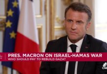 French President Macron: The U.S. has a very important role to play in decarbonizing its economy, 23 May 2024