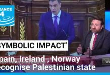 ‘Symbolic impact’: Spain, Ireland and Norway recognise Palestinian state, 28 May 2024