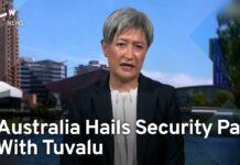 Australia Hails Security Pact with Tuvalu, 13 November 2023