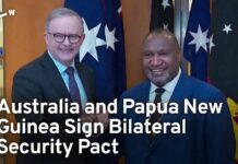 Bilateral Security Pact Signed Between Australia and Papua New Guinea, 8 December 2023