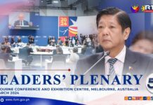 Leaders’ Plenary Melbourne, Australia March 6, 2024