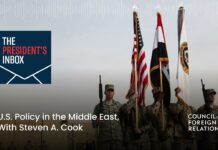 U.S. Policy in the Middle East, With Steven A. Cook, 4 June 2024