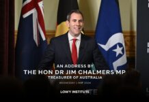 An address by The Hon Dr Jim Chalmers MP, Treasurer of Australia, 1 May 2024