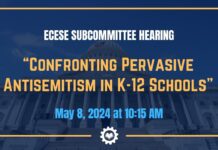 Confronting Pervasive Antisemitism in K-12 Schools, 8 May 2024
