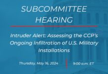 Intruder Alert: Assessing the CCP’s Ongoing Infiltration of U.S. Military Installations, 16 May 2024