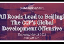 Hearing- ‘All Roads Lead to Beijing? The CCP’s Global Development Offensive’, 16 May 2024
