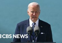 President Biden Delivers Remarks to Honor the Legacy of Pointe du Hoc and Democracy, 7 June 2024