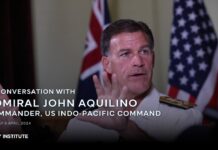 In conversation with Admiral John Aquilino, Commander, US Indo-Pacific Command, 9 April 2024