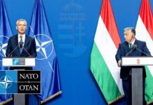NATO Secretary General with the Prime Minister of Hungary Viktor Orbán, 12 JUN 2024