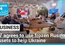 G7 agrees on way to use frozen Russian assets to fund Ukraine, 13 June 2024