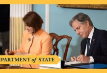 Secretary of State Antony J. Blinken signs a memorandum of understanding and meets with Romanian Foreign Minister, 21 June 2024