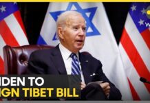 China urges Biden not to sign Tibet Bill, 20 June 2024