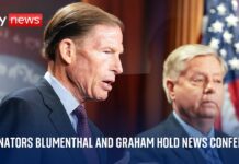 News conference on intro of a bill to designate Russia as a state sponsor of terrorism, 20 June 2024