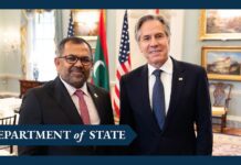 Secretary Blinken meets with Maldivian Foreign Minister Moosa Zameer, 25 June 2024