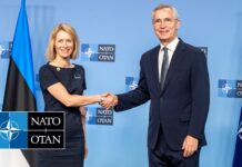 NATO Secretary General with Prime Minister of Estonia Kaja Kallas, 27 June 2024