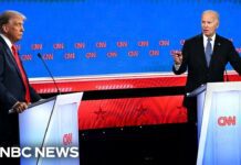 Trump and Biden clash on Russia, Ukraine and Afghanistan in first presidential debate, 27 June 2024