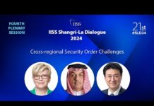 IISS Shangri-La Dialogue 2024 | Plenary Session 4: Cross-regional Security Order Challenges, 1 June 2024