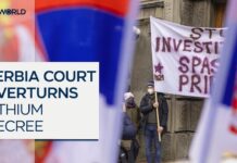 Serbian court overturns government ban on lithium mine project, 16 July 2024