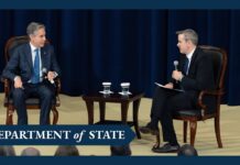 Secretary Blinken participates in “A Conversation on Artificial Intelligence (AI) at State”28 June 2024