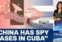 US Think Tank says China has 4 Spy Bases in Cuba, 4 July 2024
