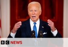 Joe Biden says only the ‘Lord Almighty’ could convince him to quit, 6 July 2024