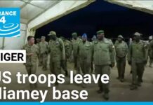 US troops leave Niger base at Niamey, 9 July 2024