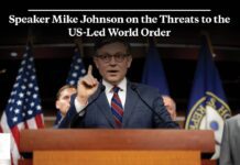 Speaker Mike Johnson on the Threats to the US Led World Order, 8 July 2024