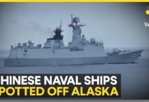 US coast guard says Chinese Naval ships spotted off Alaska Island, 12 July 2024