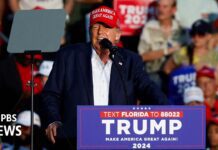 Trump escorted away after shooting at rally in western Pennsylvania, 14 July 2024