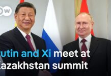 Russia and China hail the stability of their partnership at a Eurasian security summit, 4 July 2024