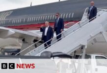 Donald Trump arrives for Republican National Convention days after assassination attempt, 15 July 2024