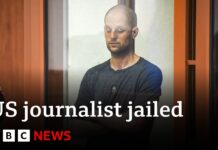 US journalist Evan Gershkovich jailed in Russia, 19 July 2024