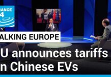 EU announces tariffs on Chinese electric cars, 5 July 2024